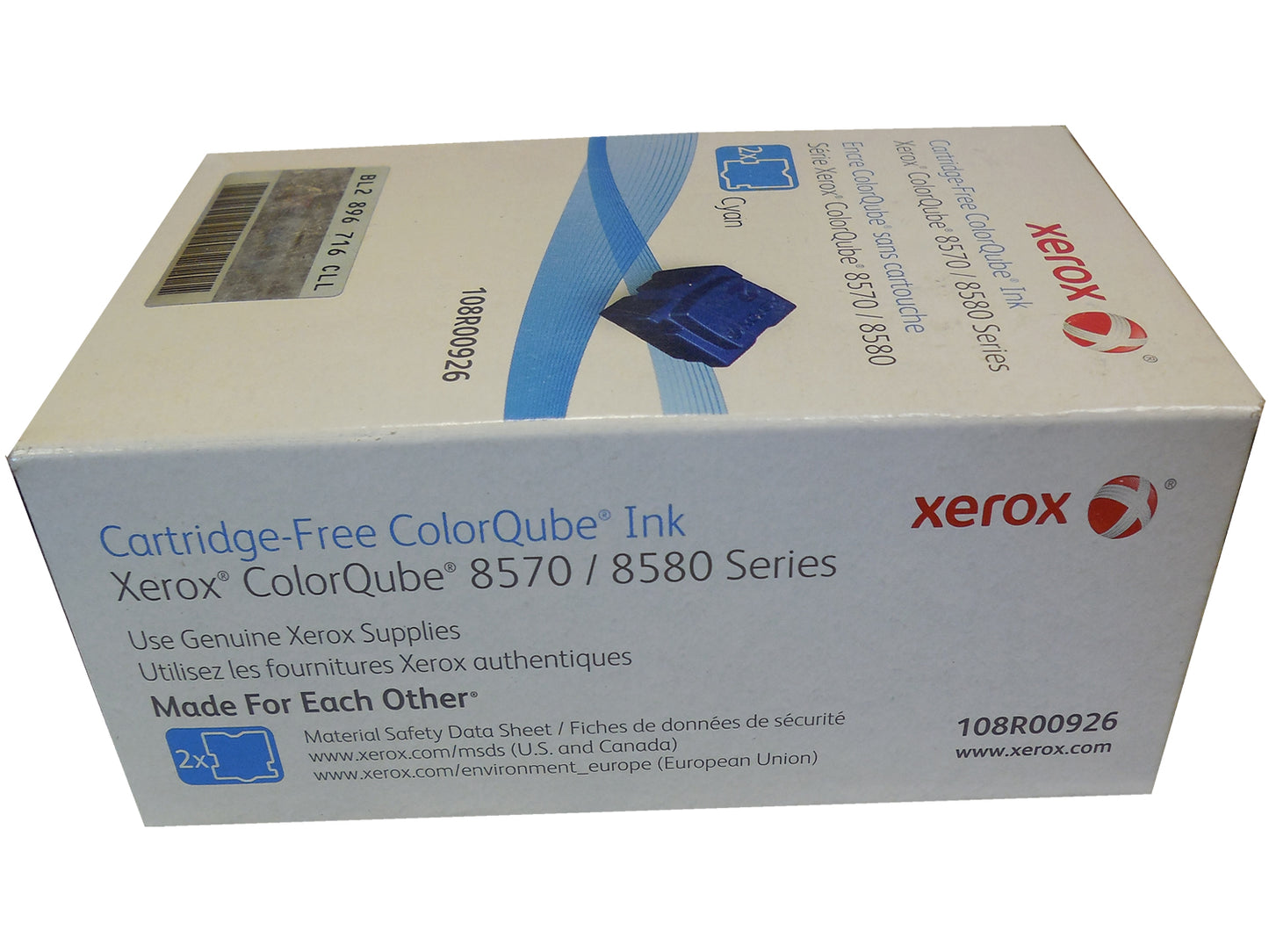 XEROX 108R00926 (108R926) Cyan Ink 2 Pack 4.4k