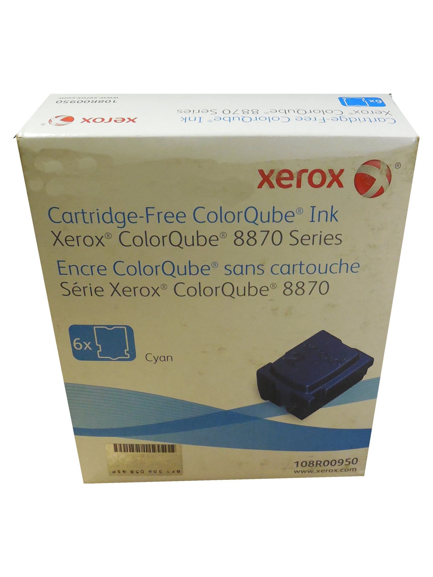 XEROX 108R00950 (108R950) Cyan Solid Ink 6 pack 17.3k