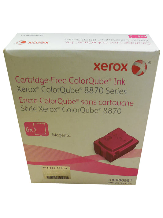 XEROX 108R00951 (108R951) Magenta Solid Ink 6 Pack 17.3k