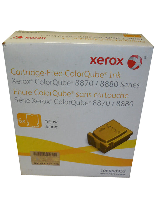 XEROX 108R00952 (108R952) Yellow Solid Ink 6 Pack 17.3