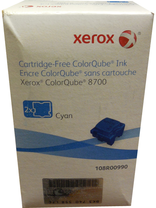 XEROX 108R00990 (108R990) Cyan Ink 2 Pack 4.2k