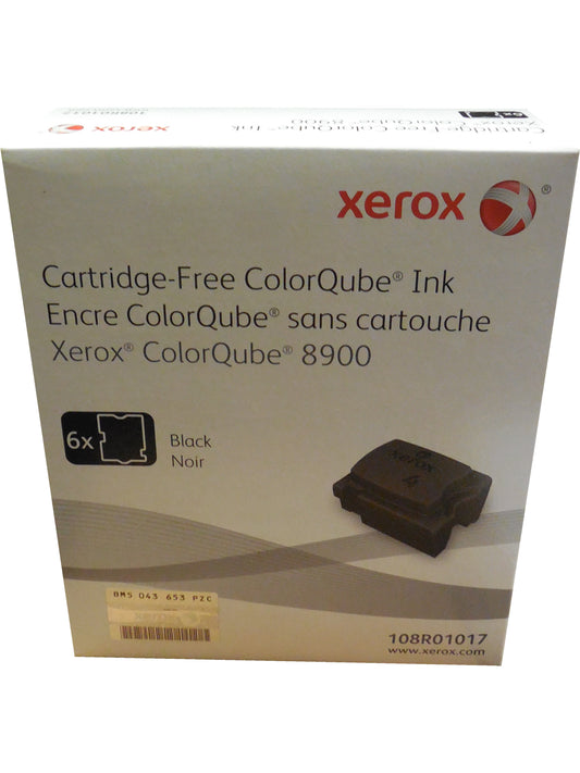 XEROX 108R01017 (108R1017) Black Ink 6/box 18k