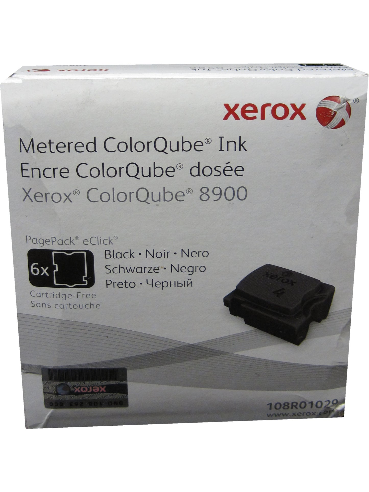 XEROX 108R01029 (108R1029) Metered Black Ink 18k