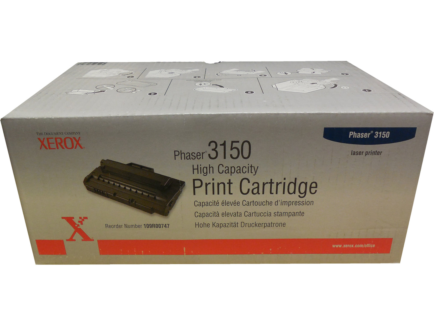 XEROX 109R00747 (109R747) Black High Yield Toner 5k