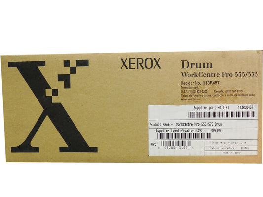 XEROX 113R00457 (113R457) Black Drum Unit 20k