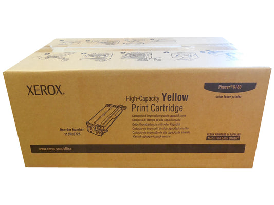 XEROX 113R00725 (113R725) Yellow High Yield Toner 6k