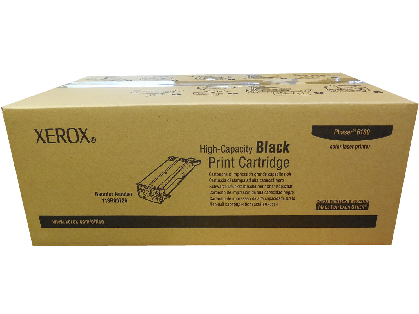 XEROX 113R00726 (113R726) Black High Yield Toner 8k