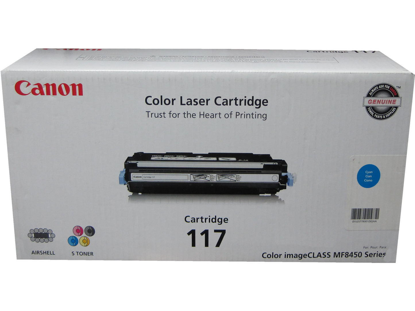 CANON 117 (2577B001AA) Cyan Toner