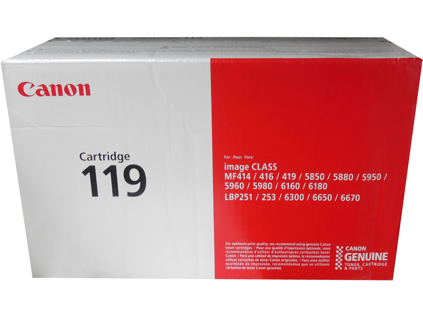 CANON 119 (3479B001AA) Black Toner 2.1k