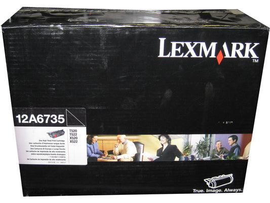 LEXMARK 12A6735 Black High Yield Toner 20k