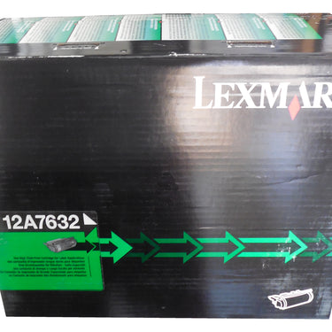 LEXMARK 12A7632 Black High Yield Toner (for labels) 21k