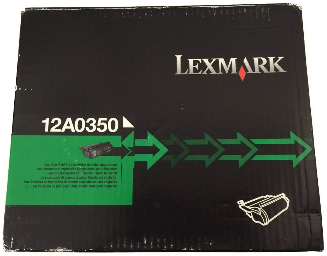 LEXMARK 12A0350 Black Toner 17.6k