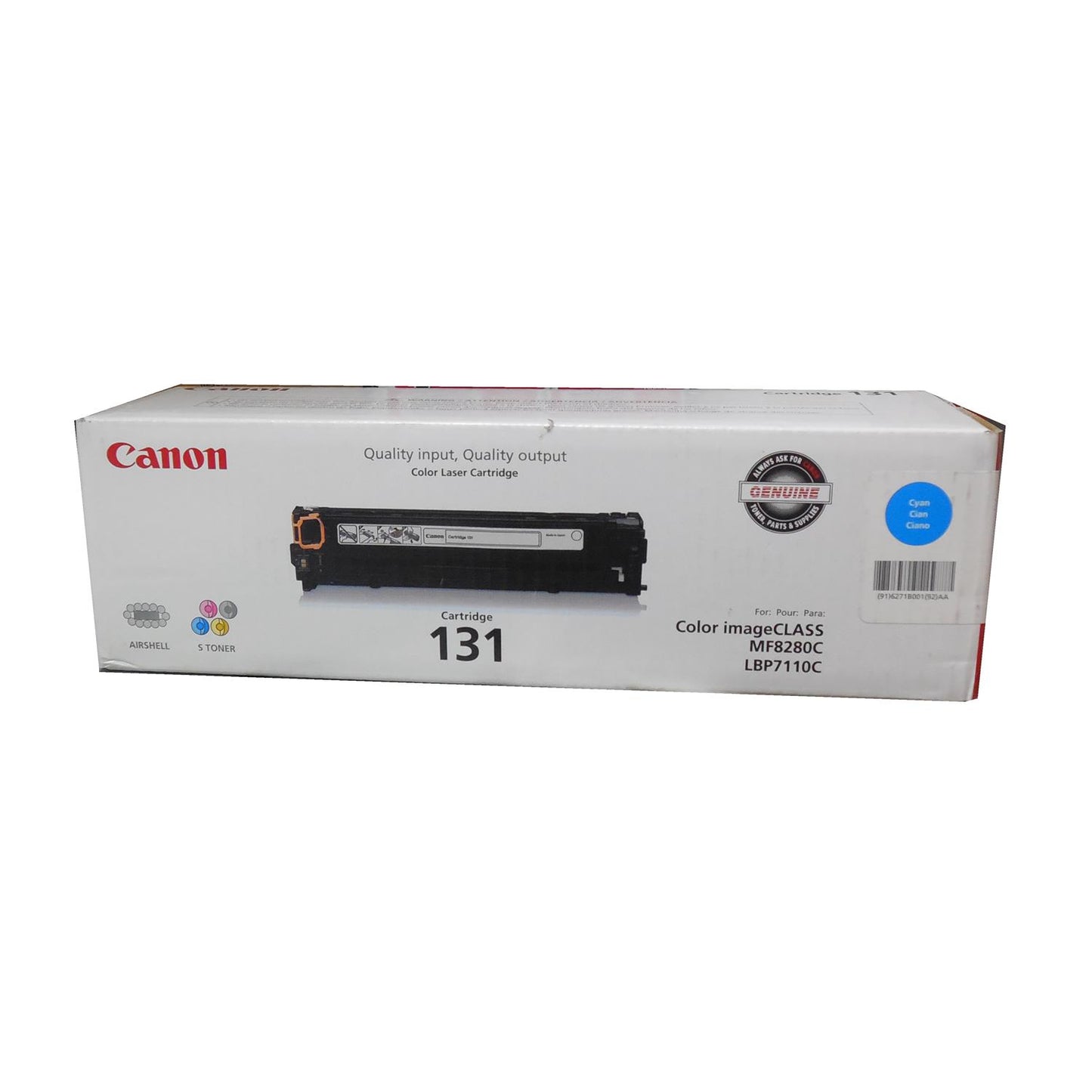 CANON 131C 131 (6271B001AA) Cyan Toner 1.5k