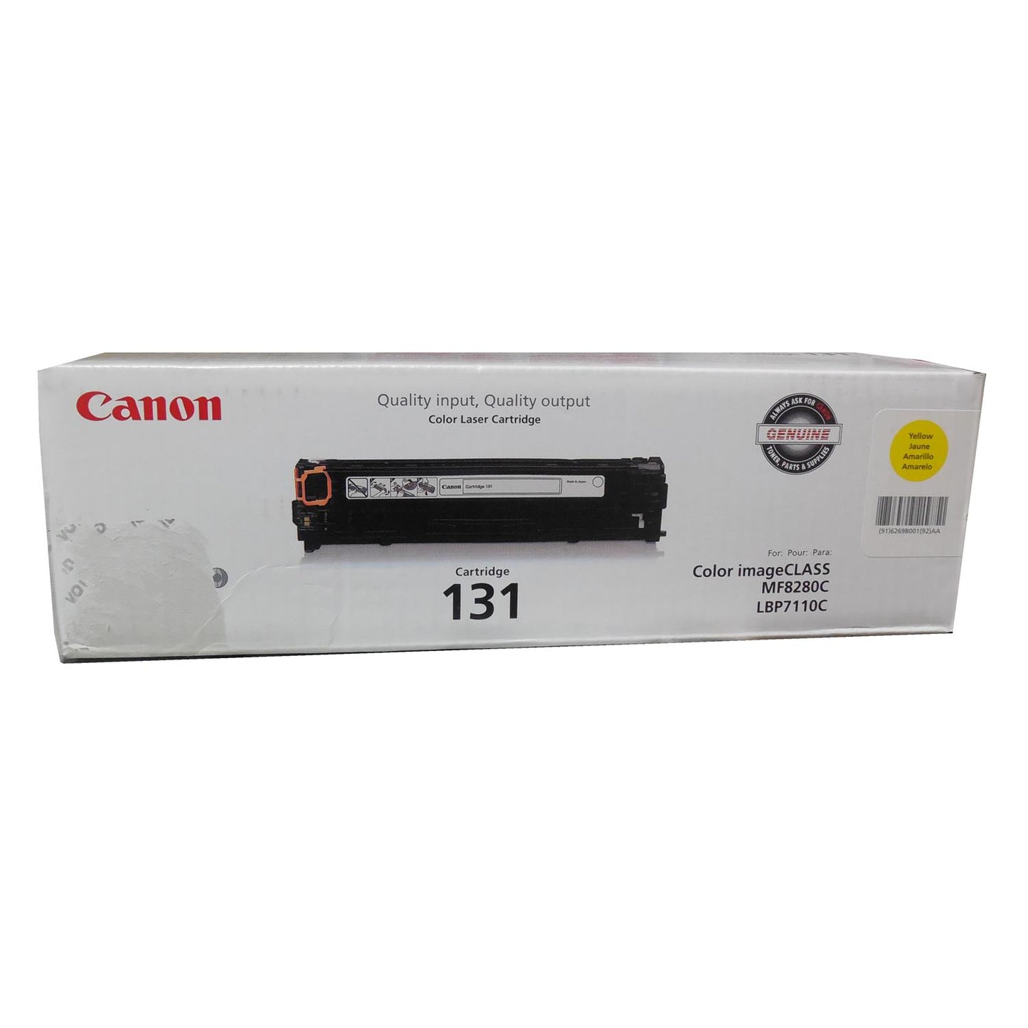 CANON 131Y 131 (6269B001AA) Yellow Toner 1.5k