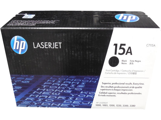 HP C7115A (15A) Black Toner Cartridge