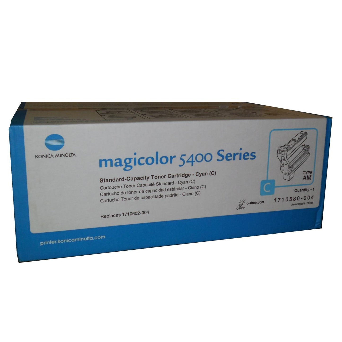 KONICA MINOLTA 1710580-004 Cyan Toner