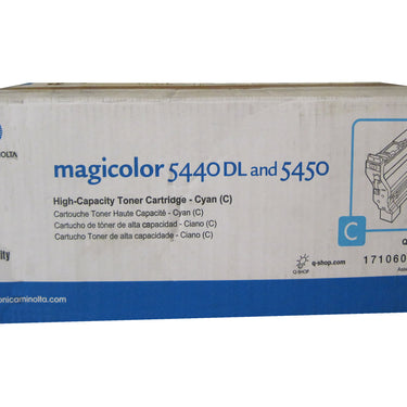 KONICA MINOLTA 1710602-008 Cyan Toner Cartridge High Capacity