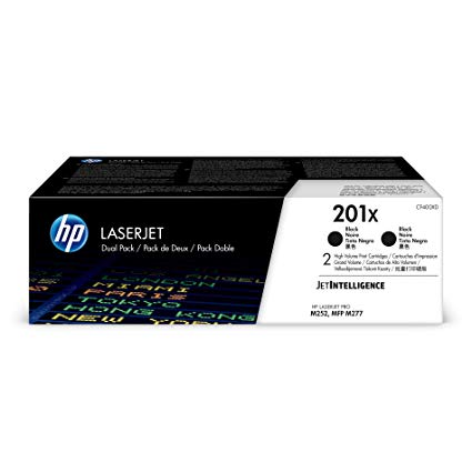 HP CF400XD (201X) Black High Yield Dual Pack Toner
