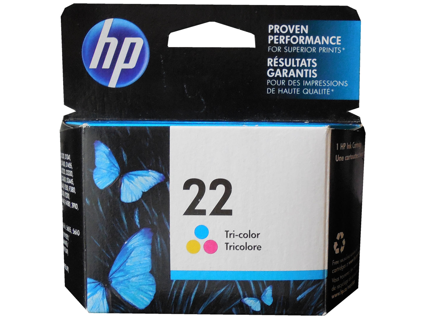 HP C9352AN (22) Tri-Color Ink Cartridge