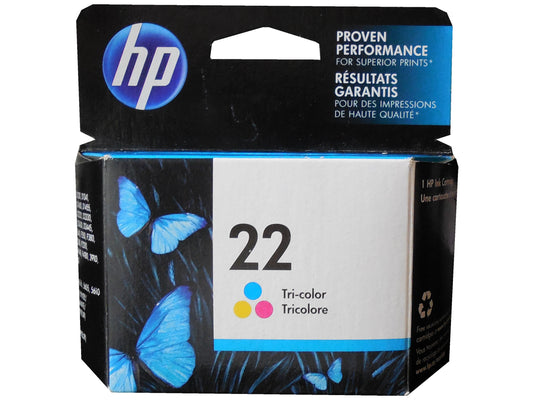 HP C9352AN (22) Tri-Color Ink Cartridge