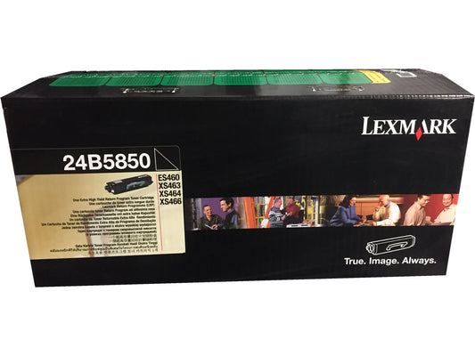 LEXMARK 24B5850 Black Extra High Yield Return Program Toner