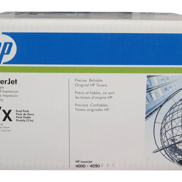 HP C4127D (27X Twin Pack) 2 Black Toner Cartridges