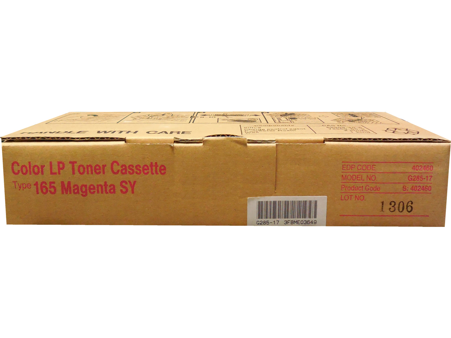 RICOH 402460 Magenta Toner Type 165 2.5k