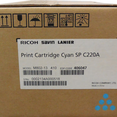 RICOH 406047 Cyan Toner 2k