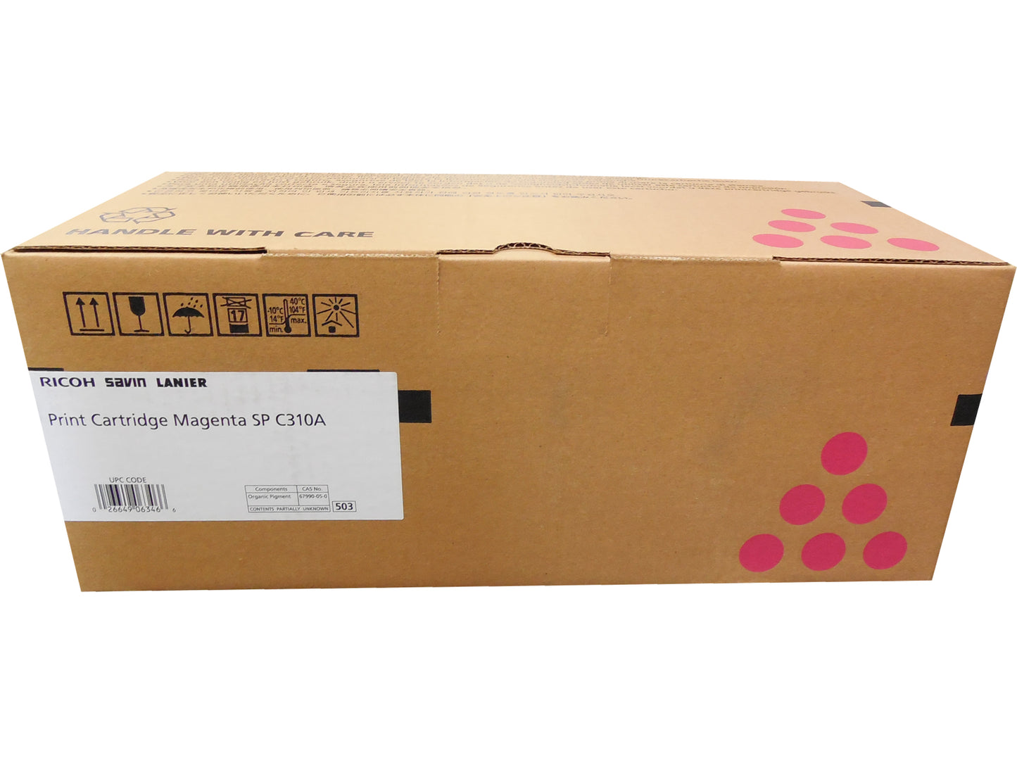 RICOH 406346 Magenta Toner 2.5k