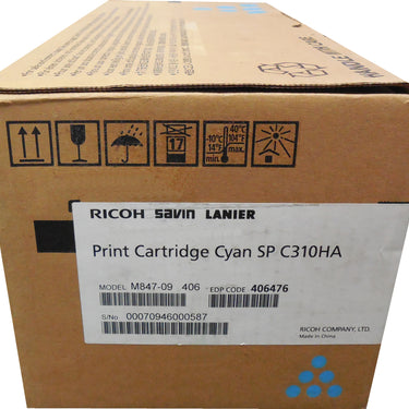 RICOH 406476 Cyan High Yield Toner 6k