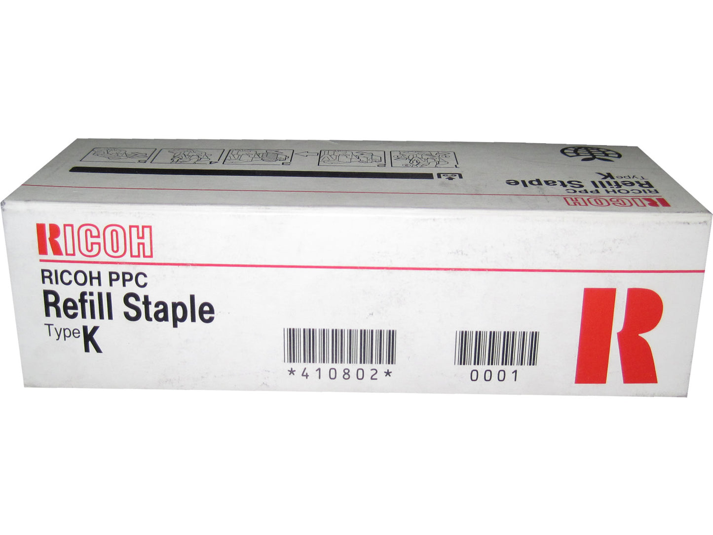 RICOH 410802 Staples Refill Type K (3/box) 15k