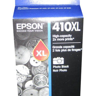 EPSON T410XL120 (410XL) Photo Black Ink Cartridge