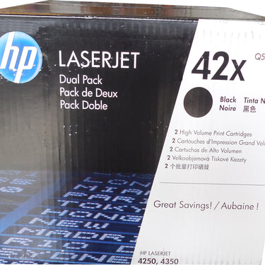 HP Q5942XD (42X) Black High Capacity Toner Cartridge Dual Pack