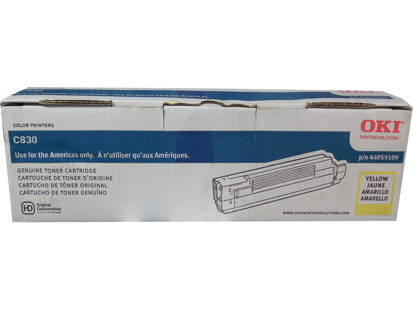 OKIDATA 44059109 Yellow Toner Type C14 8k