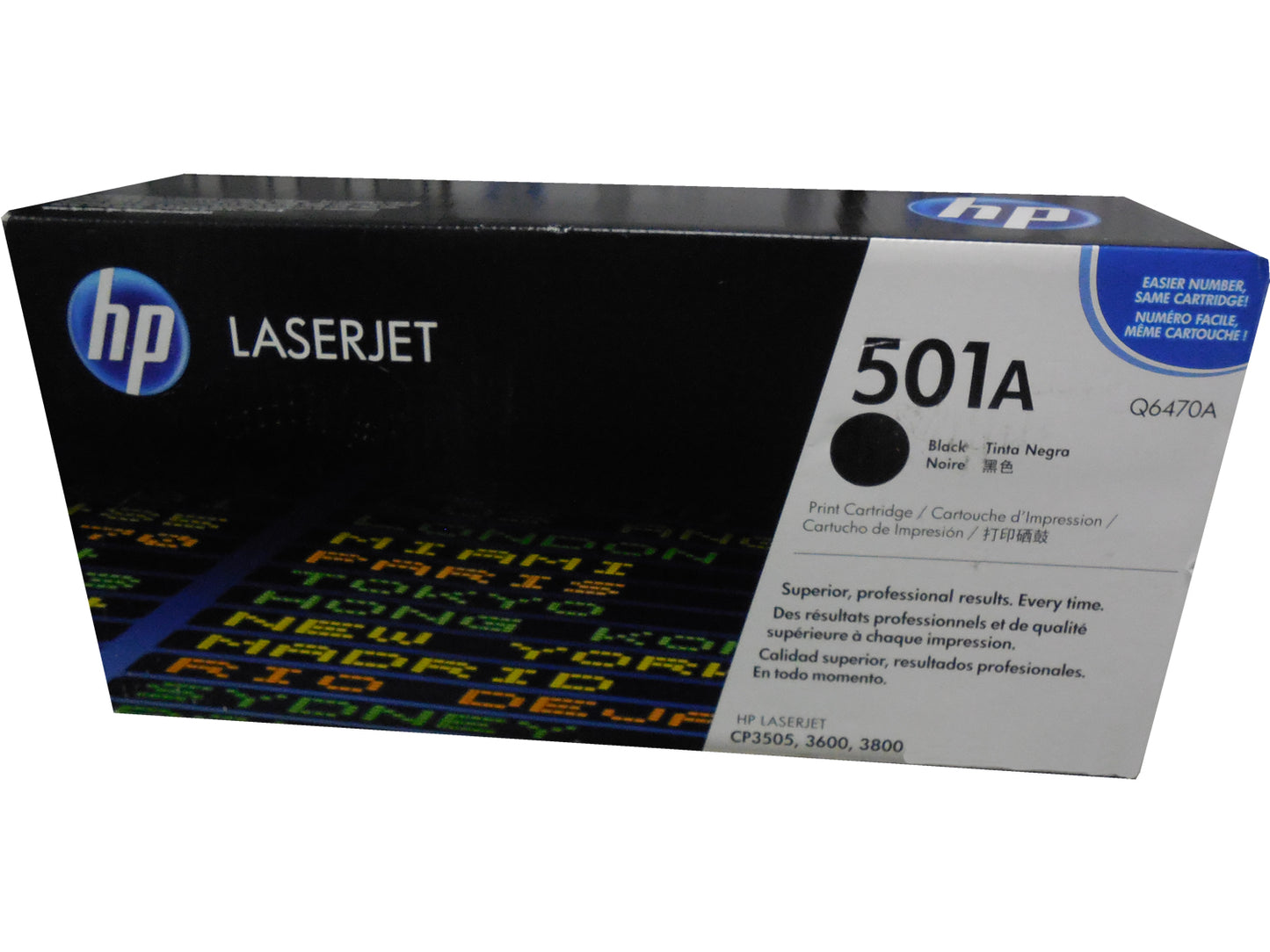 HP Q6470A (501A) Black Toner