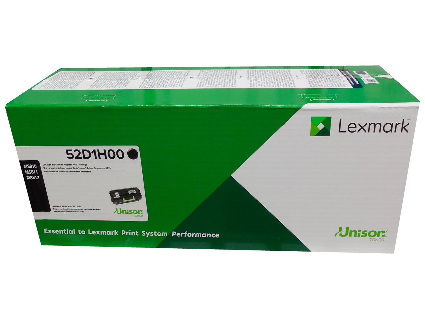 LEXMARK 52D1H00 (521H) Black High Yield Return Program Toner 25k