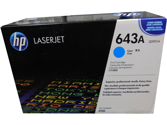 HP Q5951A (643A) Cyan Toner