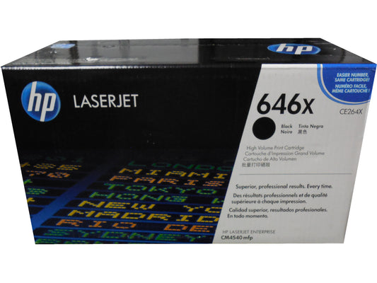 HP CE264X (646X) Black Toner Cartridge