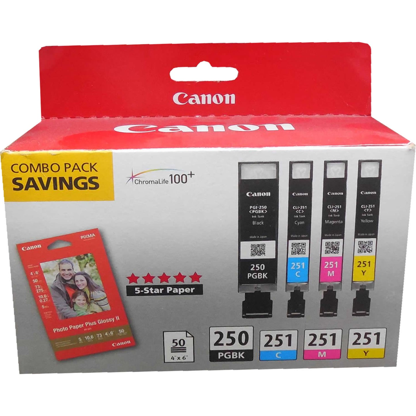 CANON 6497B004AA (PGI-250/CLI-251) CMY Combo Pack