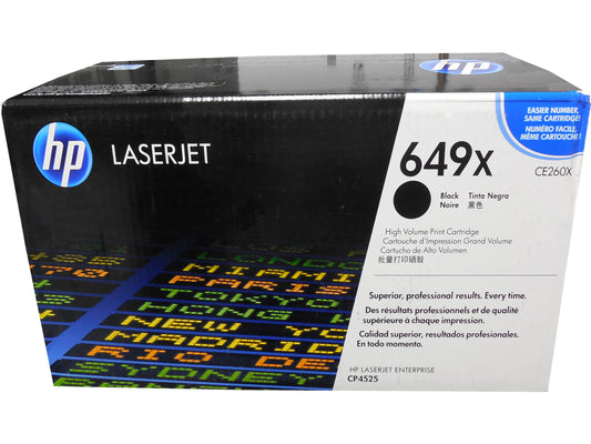 HP CE260X (649X) Black Toner Cartridge