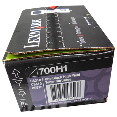 LEXMARK 70C0H10 (700H1) High Yield Black Toner Cartridge