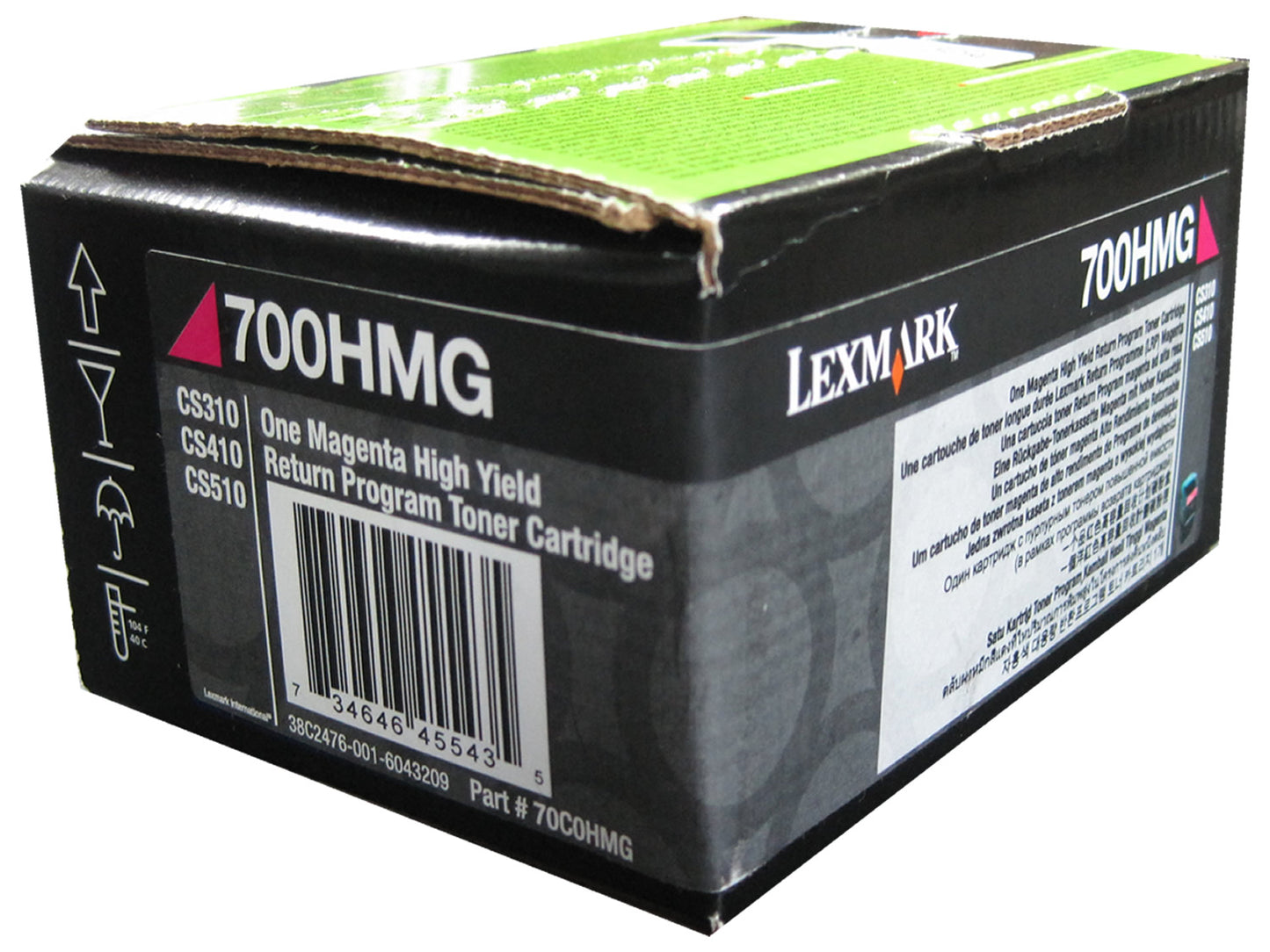 LEXMARK 70C0HMG (700HMG) Magenta High Yield Return Program Toner Cartridge