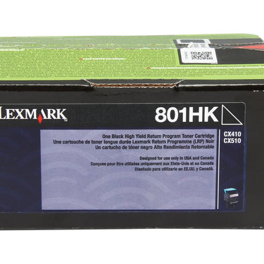 LEXMARK 80C1HK0 Black High Yield Toner 4k