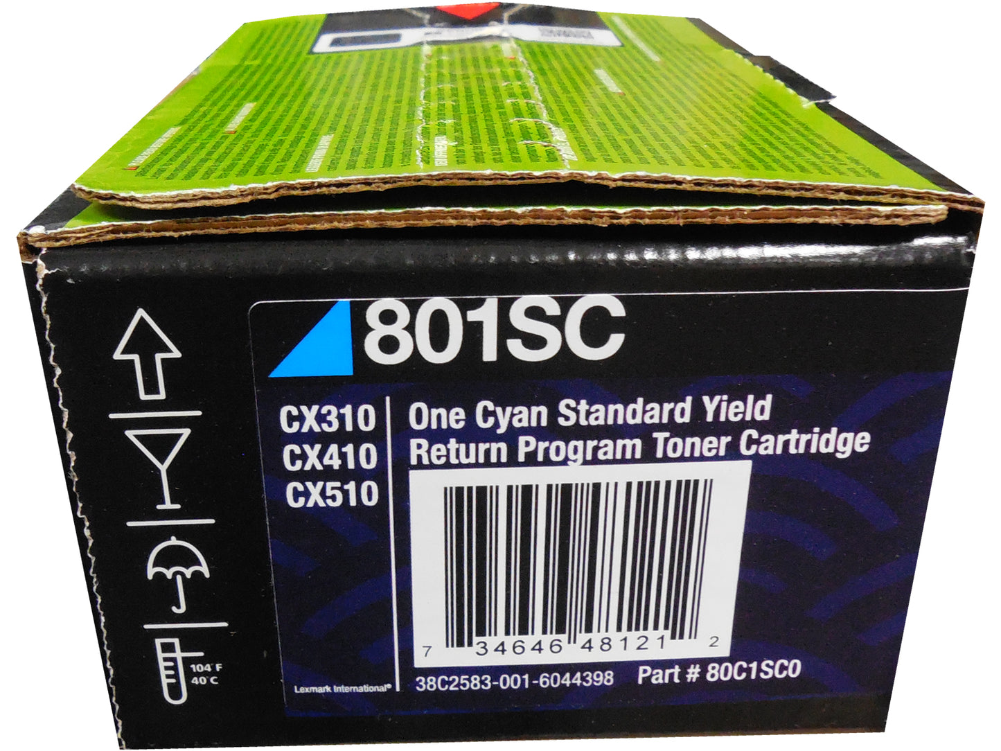 LEXMARK 80C1SC0 Cyan Toner Cartridge