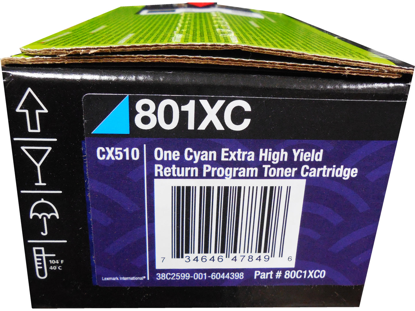 LEXMARK 80C1XC0 Cyan Extra High Yield Toner 4k