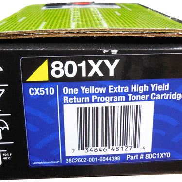 LEXMARK 80C1XY0 Yellow Extra High Yield Toner 4k