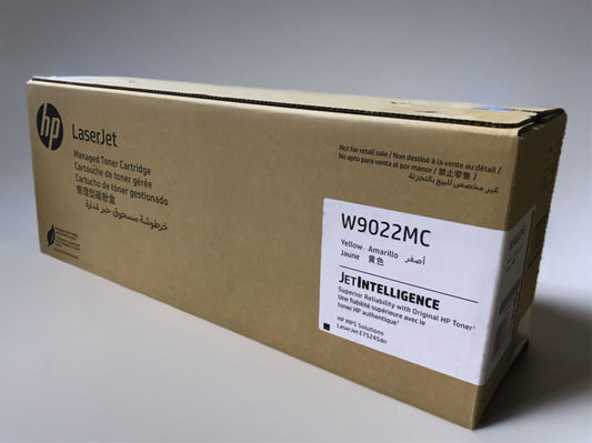 HP W9022MC Managed Yellow Toner Cartridge