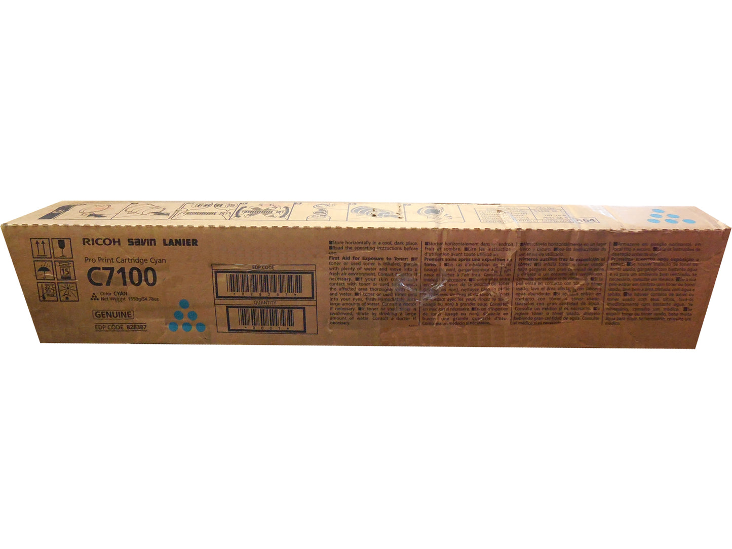 RICOH 828387 Cyan Toner Cartridge