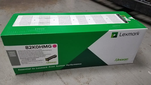 LEXMARK 82K0HMG Magenta High Yield Toner Cartridge