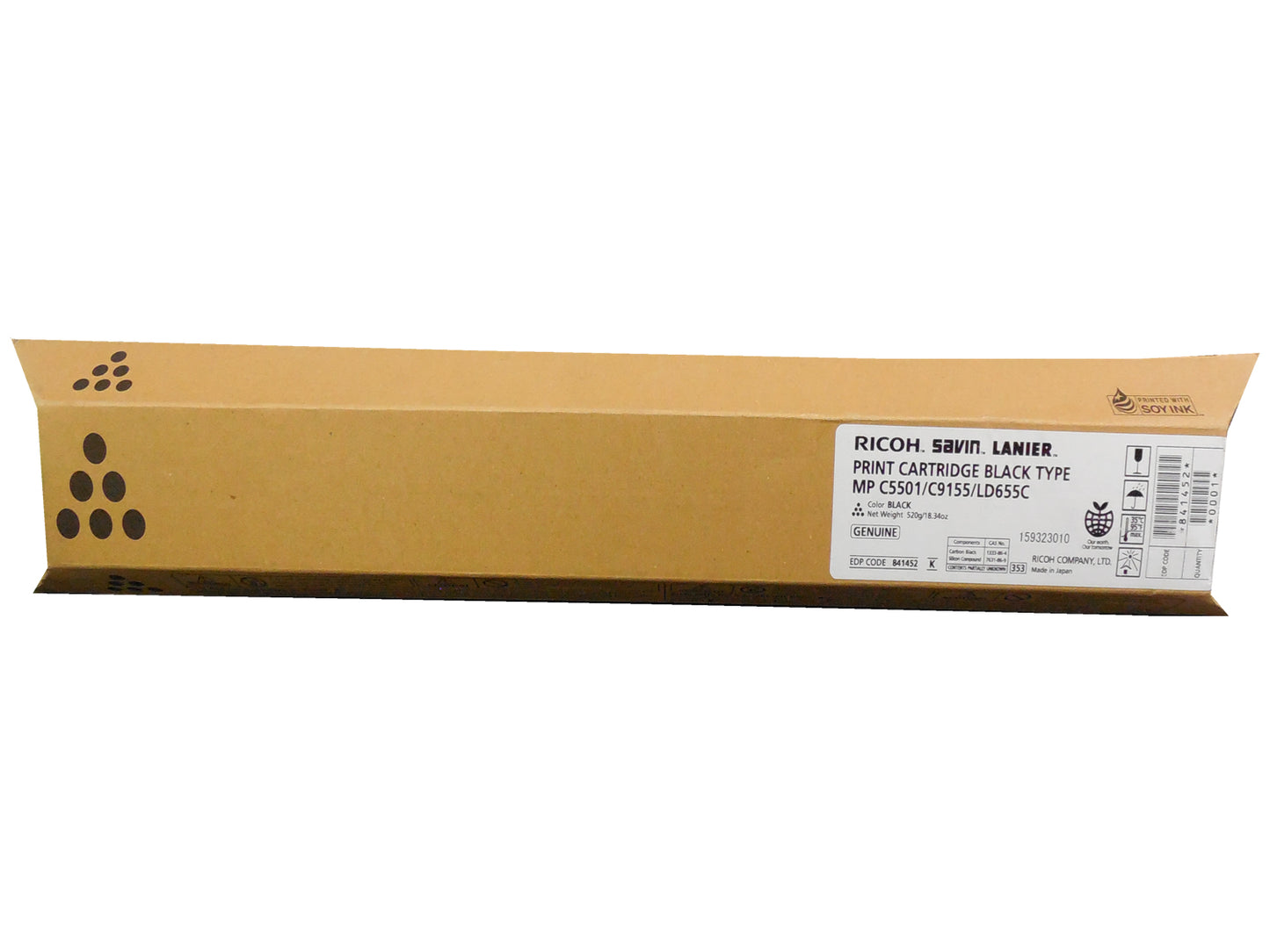 RICOH 841452 Black Toner Type MP 25k
